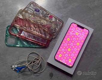 Iphone 14 Lilla 258 GB + cover + cavo +  slot sim