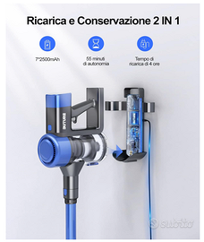 BuTure VC50 Aspirapolvere Senza Fili,450W 33Kpa Sc - Elettrodomestici In  vendita a Latina