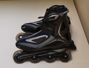 Roller neri n.45 di piede con protezioni