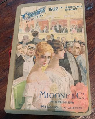 Piccolo calendario da barbiere 1922