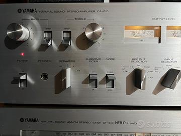 Yamaha amplificatore CA 610,tuner Yamaha CT 610
