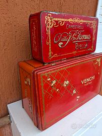 Scatole in latta Vintage 