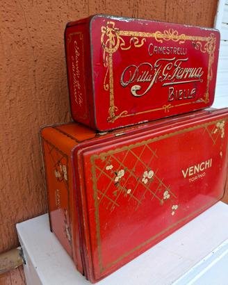 Scatole in latta Vintage 