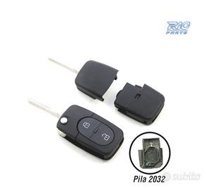 ALLOGGIAMENTO CHIAVE AUDI QUADRATA 2 PULSANTI CON 