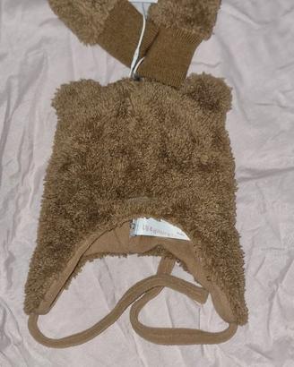 NameITSet di Cappello con Orecchie e Guanti UniseX