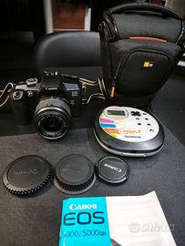 Canon EOS5000+Obiett EF 38-76+borsa+lett CD