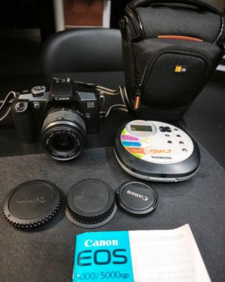 Canon EOS5000+Obiett EF 38-76+borsa+lett CD