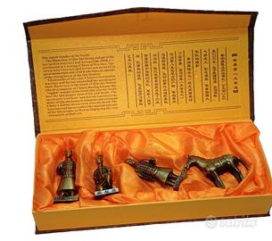 BOX STATUETTA GUERRIERI CINESE QIN SHI HUANG CINA