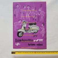 Innocenti Lambretta 175 TV 1959 depliant scooter