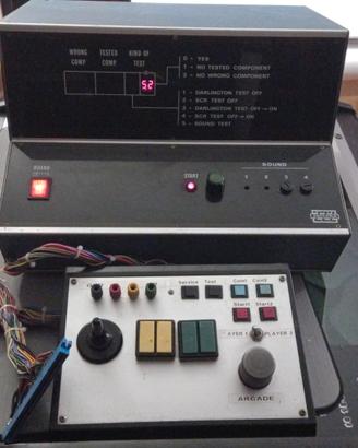 Banco Test pcb jamma + 2 scatoloni di manuali 