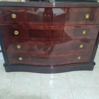 Trittico in piuma di mogano