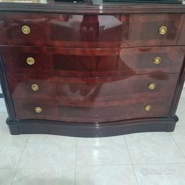 Trittico in piuma di mogano