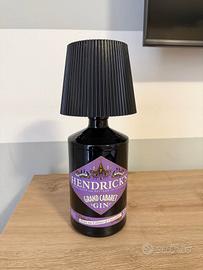 Lampada da tavolo artigianale in bottiglia di Gin