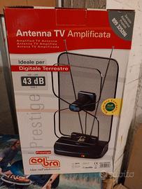 Antenna TV portatile amplificata Cobra
