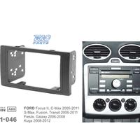 TELAIO NERO RADIO 2-DIN PER FORD FOCUS C-MAX S-MAX