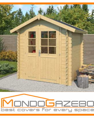 casetta legno Agata 2x3 box attrezzi giardino