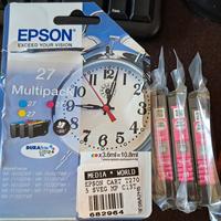 Pack 3 cartucce magenta n.27 per Stampante Epson