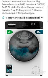 Lavatrice 9kg Cecotec 