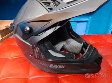 casco carbonio Raven
