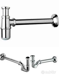 Sifone a S, a bottiglia 