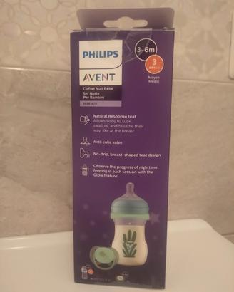 Set biberon e cuccio Philips Avent 3-6 mesi