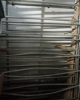 PORTAPACCHI CROMATO TUBOLARE ANNI 70 ' PER FURGONI