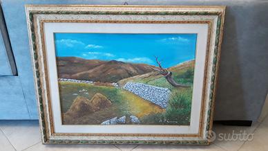 Dipinto 'Terrazzo del Gargano'