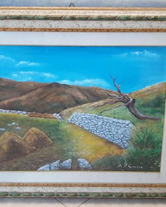 Dipinto 'Terrazzo del Gargano'