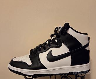 Nike Dunk High black and white