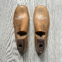 MODELLO IN LEGNO COPPIA DI FORMA SCARPA DA BAMBINO