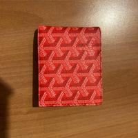 Portafoglio rosso goyard