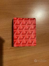 Portafoglio rosso goyard