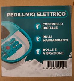 Pediluvio elettrico ancora sigillato.