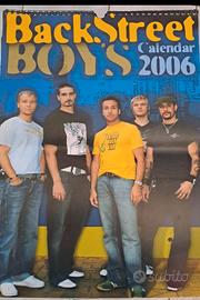 Calendario Backstreet Boys e bandiera  Di Caprio