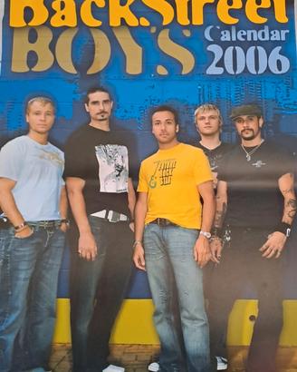 Calendario Backstreet Boys e bandiera  Di Caprio