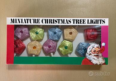 Luci di Natale vintage anni 70