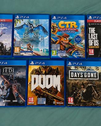 7 giochi in blocco ps4  Horizon days gone