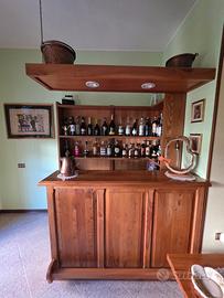 Mobile per bottiglie bar + banco bar