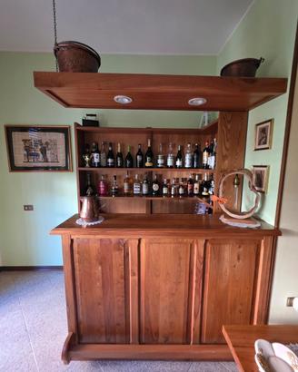 Mobile per bottiglie bar + banco bar