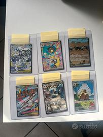  6 carte pokémon tutte probabile psa10
