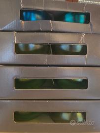 set coppette da gelato marchio Yalos murano