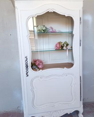 vetrina francese rifatta shabby 