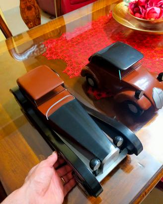 modellini auto in legno 