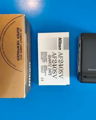 Fotocamera Nikon AF240SV con scatola e manuale
