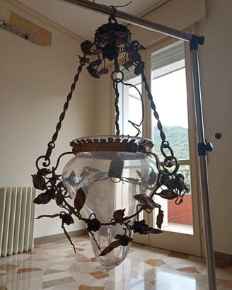 Lampada a sospensione in stile Liberty
