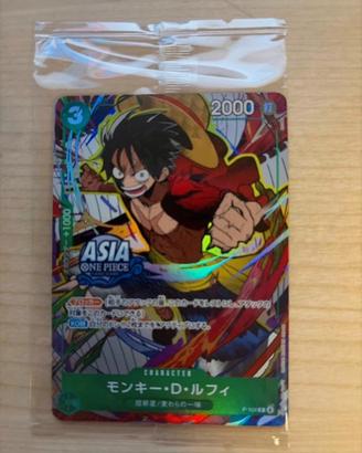 One Piece Card Monkey D. Luffy P‑108 Asia Promo