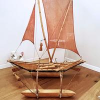 Grande modello di barca dello Sri Lankan