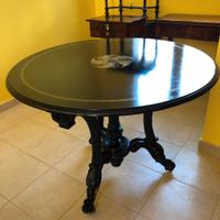 tavolo laccato neo boulle 