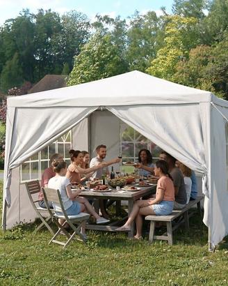 ULTIMO Gazebo 3x3 metallo e Pe  impermeabile