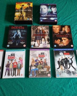 DVD: Supernatural, Damages, Big Bang Theory
